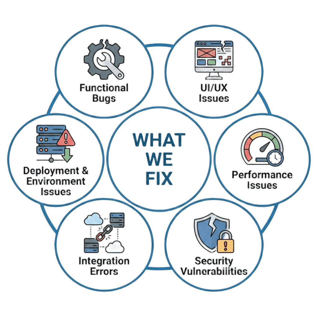 Bug Fixing WHAT WE FIX Bug Fixing WHAT WE FIX