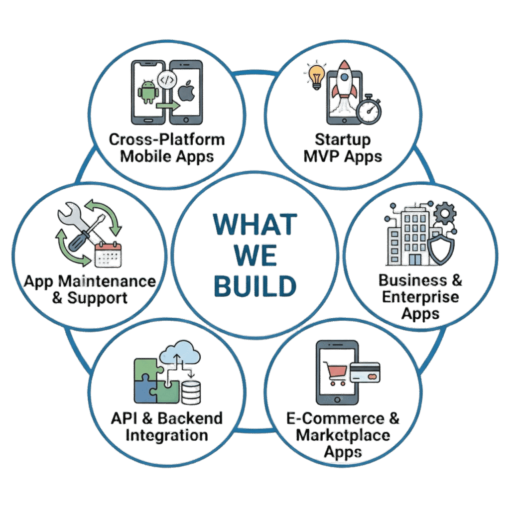 Hybrid Apps (Flutter React Native) what we build