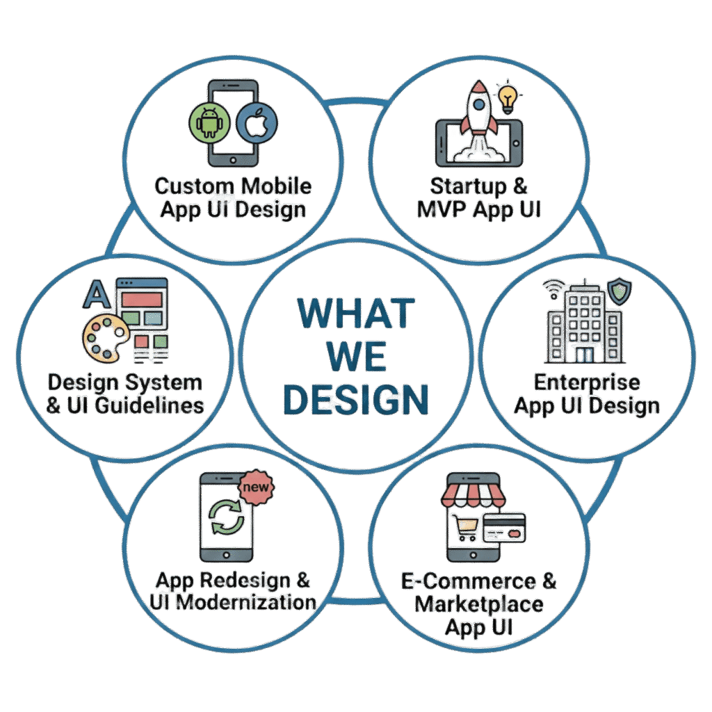 Mobile App UI what we build Mobile App UI what we build