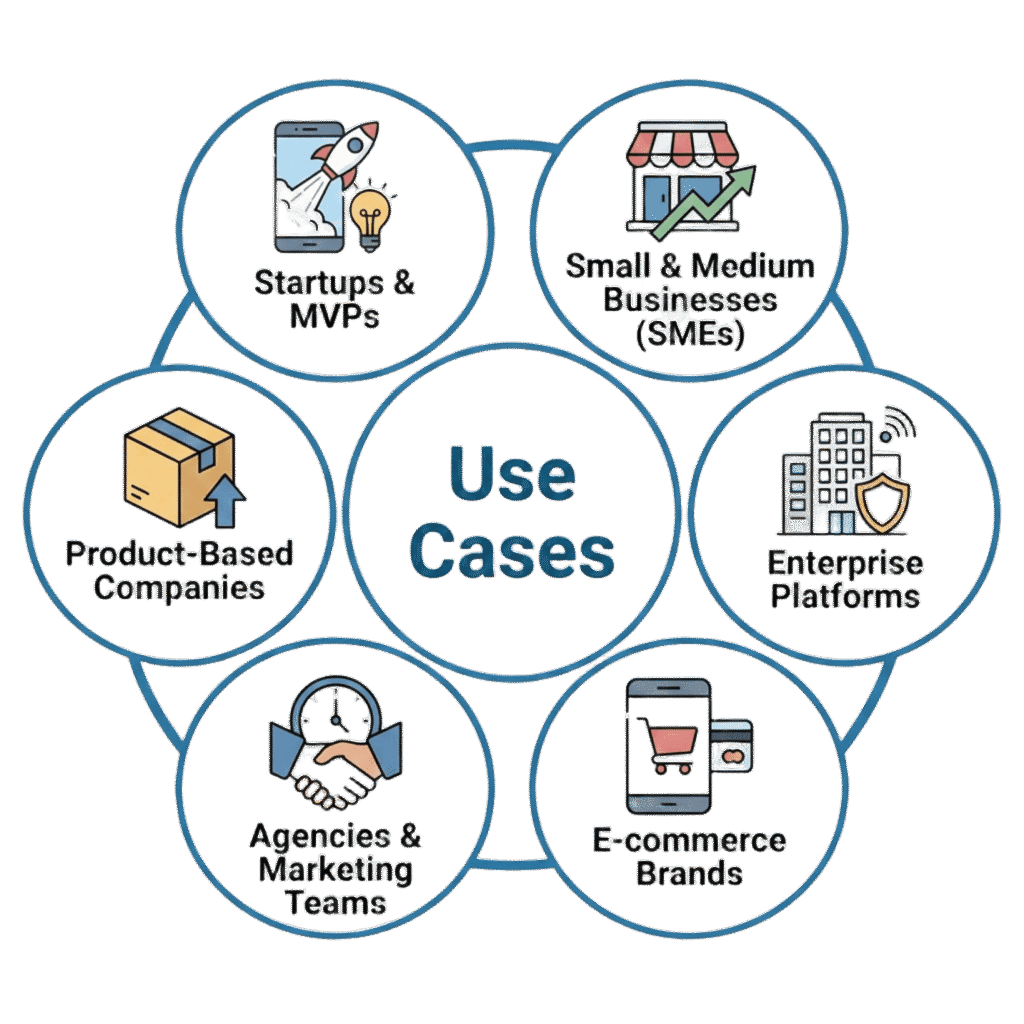Website UI Design uuse cases